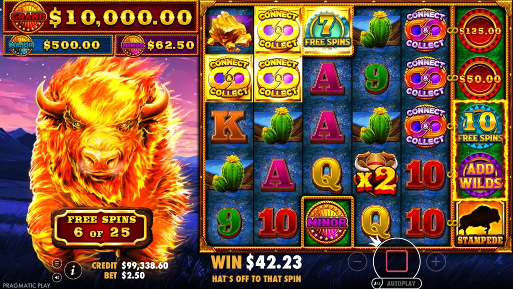 Fire Stampede 2 - Free Spins